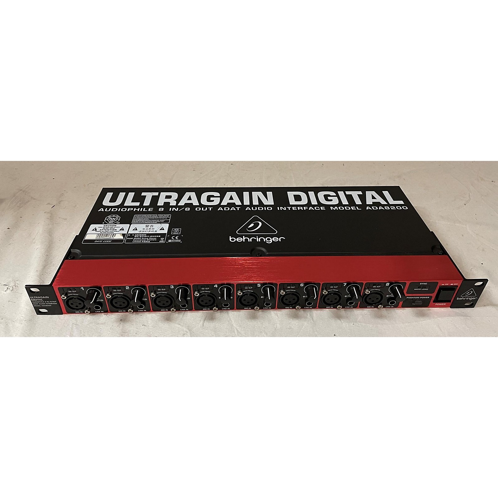 Used Behringer ADA8200 ULTRAGAIN DIGITAL Multi Effects Processor