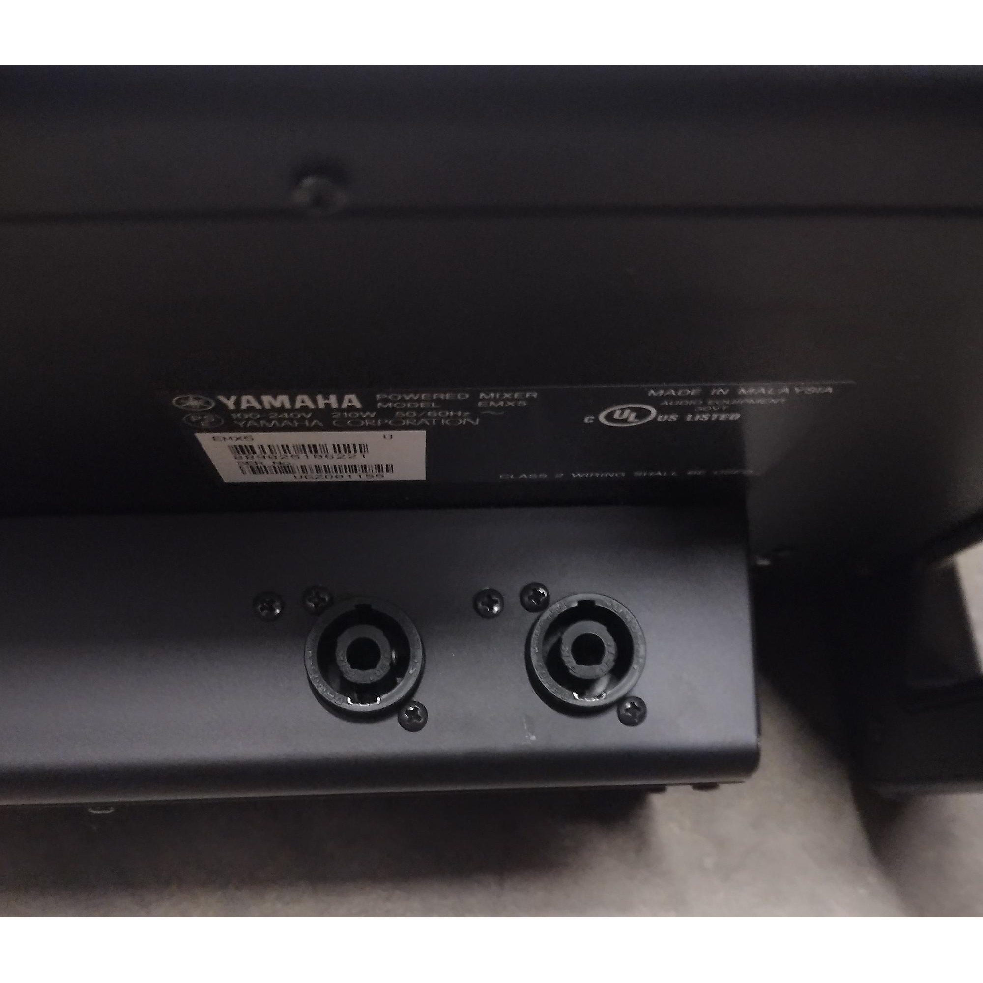 Yamaha EMX5 12-Input Powered Mixer With Dual 630W Amp, Guitar Center
