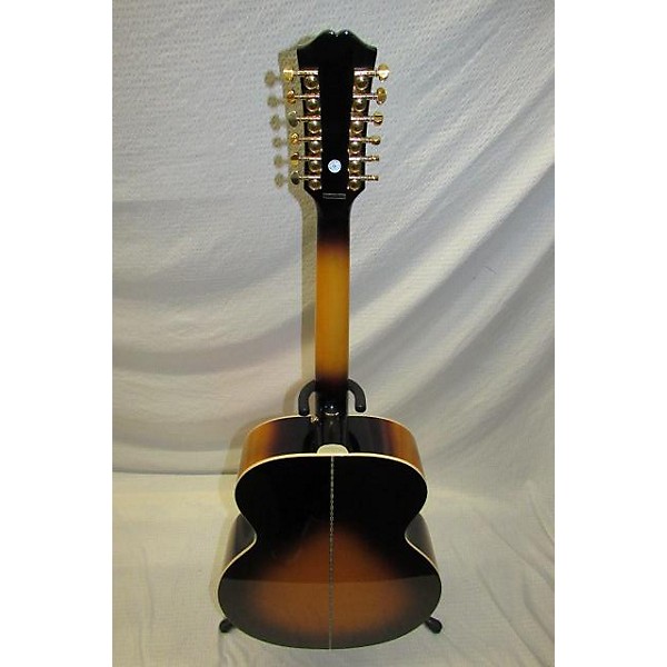 Used Epiphone J200 Studio 12 String Acoustic Electric Guitar Vintage