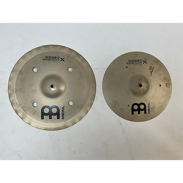 Used MEINL 14in Generation X Trash Hat Pair 12" 14" Cymbal