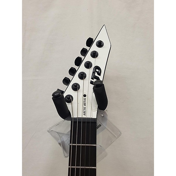 Used ESP LTD Arrow NT Arctic Metal Solid Body Electric Guitar