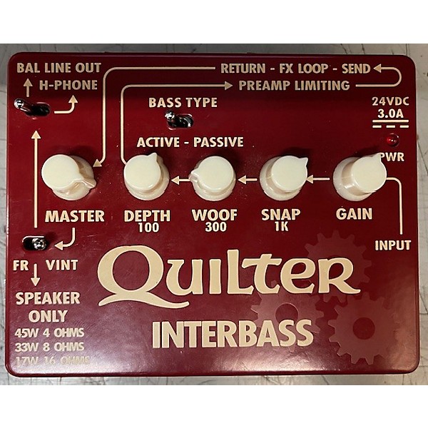 Used Used Quilter Labs Interbass Bass Amp Head