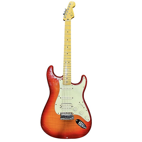 Used Fender Player Stratocaster HSS Solid Body Electric Guitar Crimson