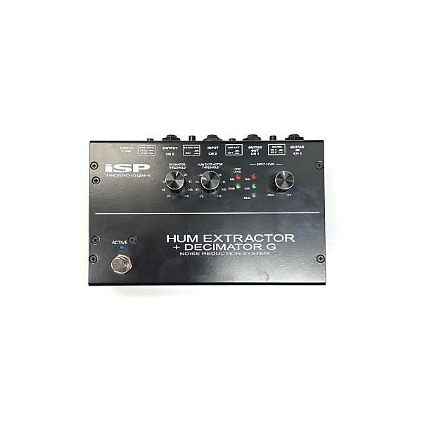 Used Isp Technologies HUM EXTRACTOR + DECIMATOR G Noise Gate Guitar