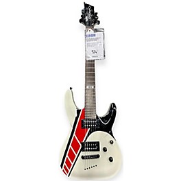 Used DBZ Guitars Used DBZ Guitars DIAMOND RX WHITE WITH RED/BLACK Solid Body Electric Guitar