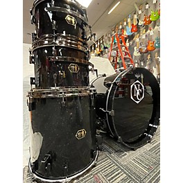 Used Noble & Cooley Used Noble & Cooley 4 piece Union Series Tulip Wood Black Confetti Sparkle Drum Kit