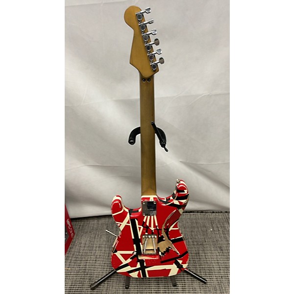Used EVH Striped Series Frankie Solid Body Electric Guitar