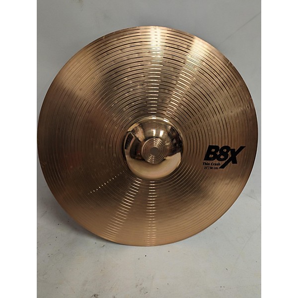 Used SABIAN 15in B8X Thin Crash Cymbal