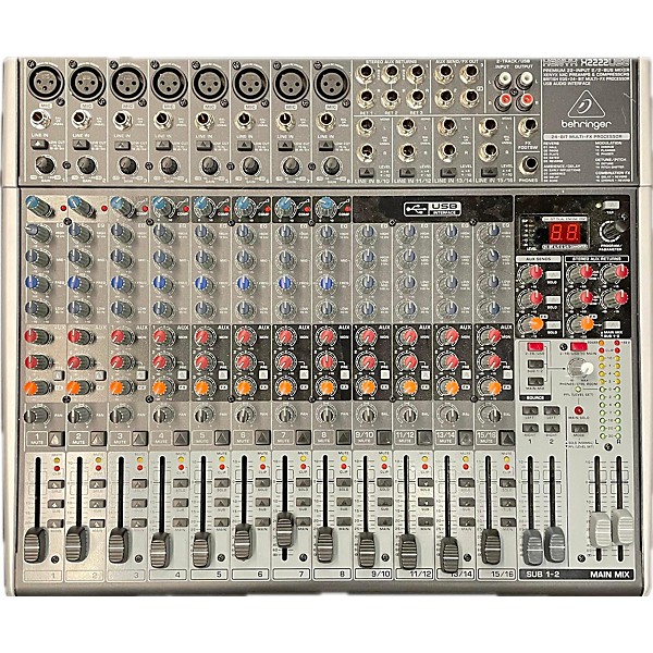 Used Behringer Xenyx X2222USB Unpowered Mixer | Guitar Center