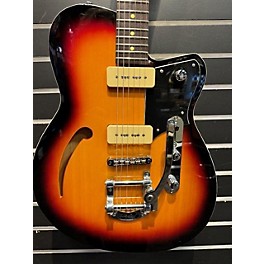 Used Reverend Used Reverend Club King 290 3 Tone Sunburst Hollow Body Electric Guitar