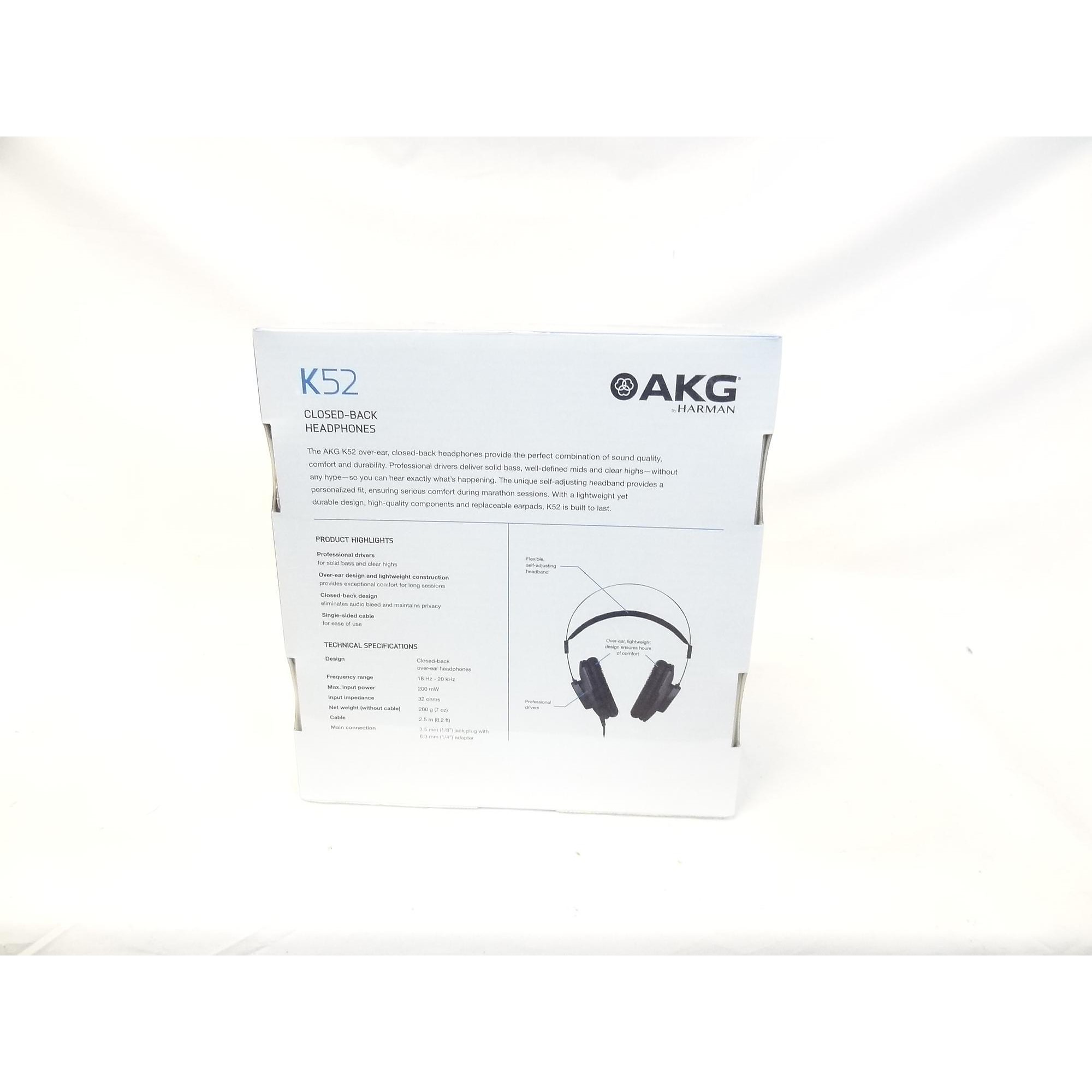 Used AKG K52 Studio Headphones
