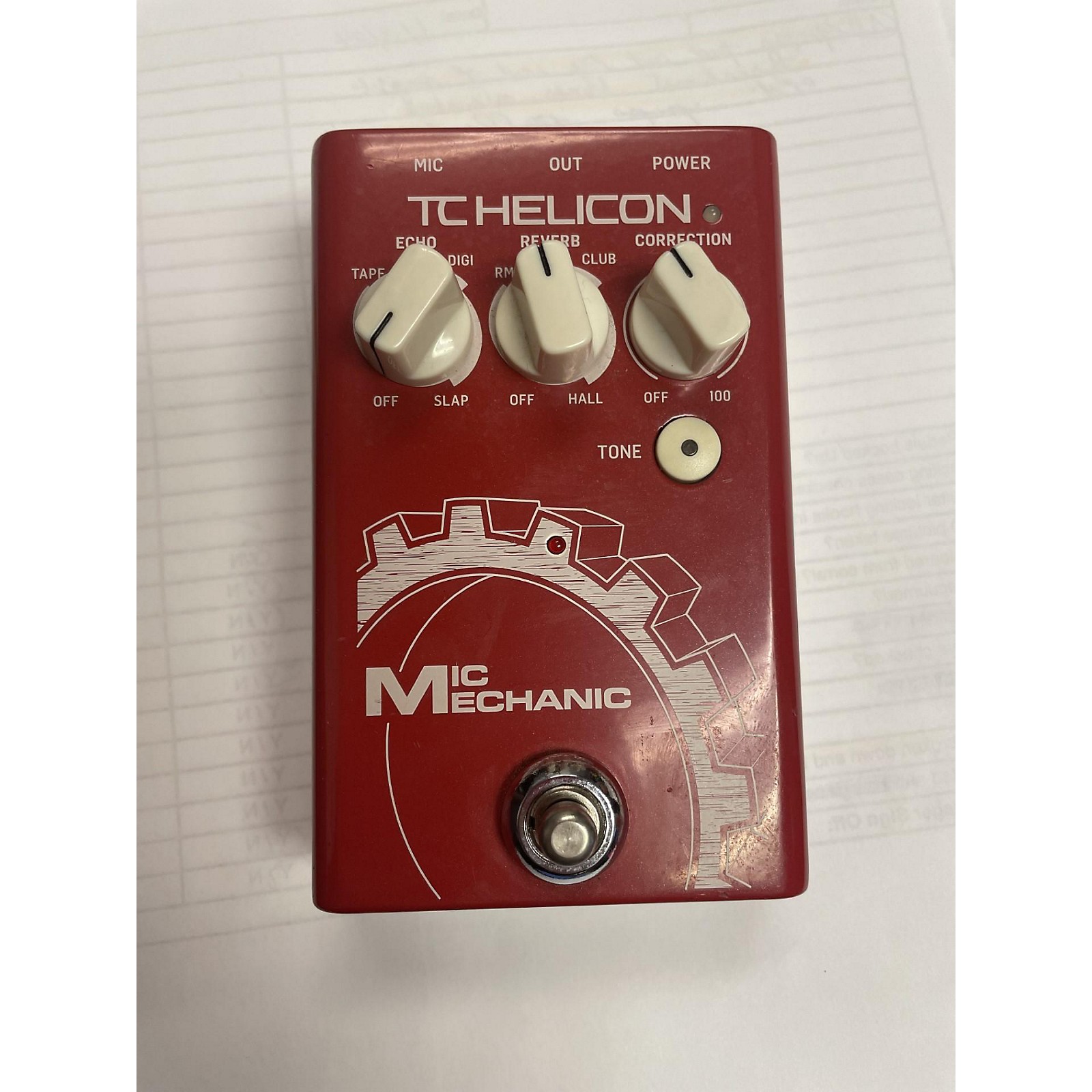 Used TC-Helicon VoiceTone Mic Mechanic Vocal Processor | Guitar Center