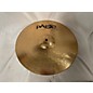 Used Paiste 18in 201 BRONZE CRASH RIDE Cymbal thumbnail