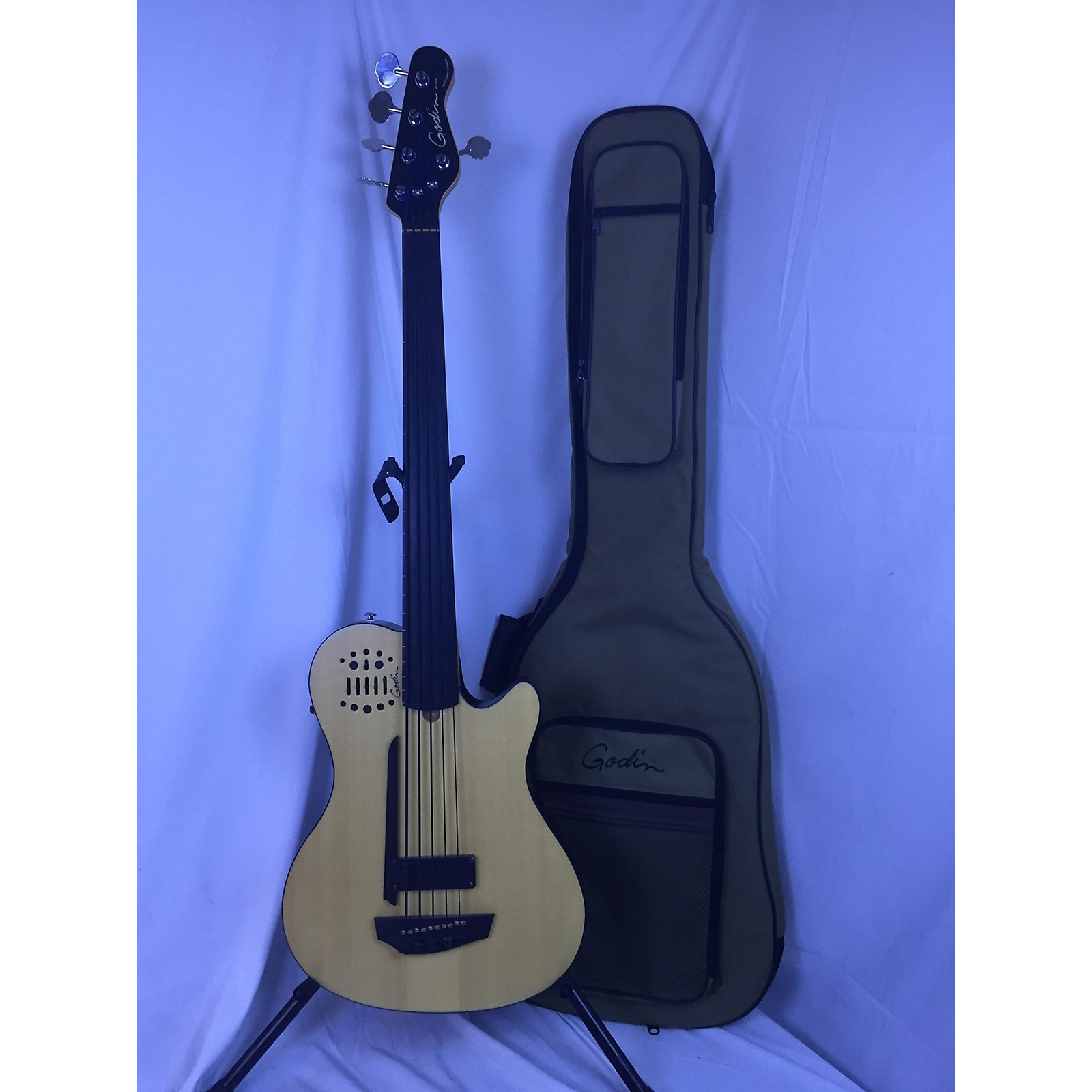 Used Godin A5 Ultra 5-String Acoustic Bass Guitar Natural | Guitar Center