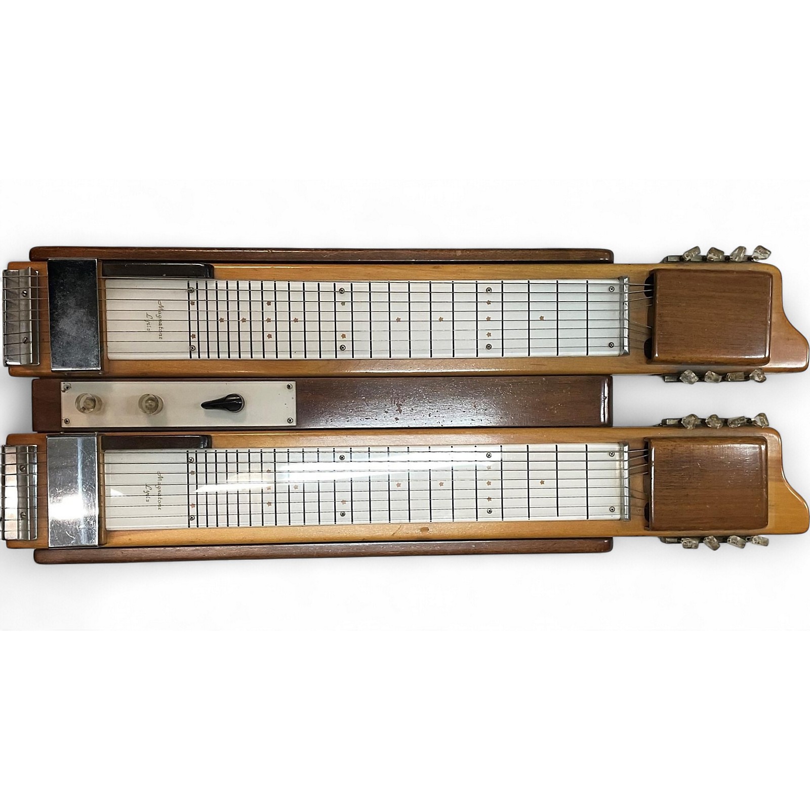Used Magnatone 1950s LYRIC DOUBLE STEEL Lap Steel Guitar Center