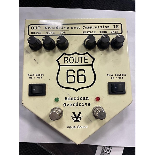 Used Visual Sound V2RT66 Route 66 Overdrive Compressor Effect Pedal