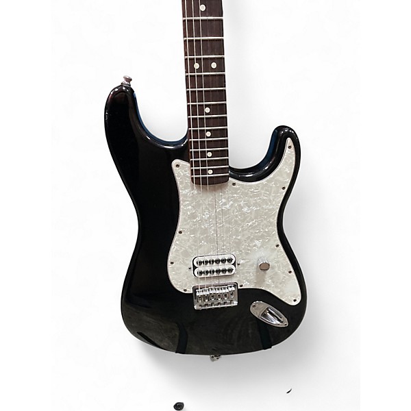 Used 2002 Fender 2002 Tom Delonge Stratocaster Black Solid Body Electric Guitar