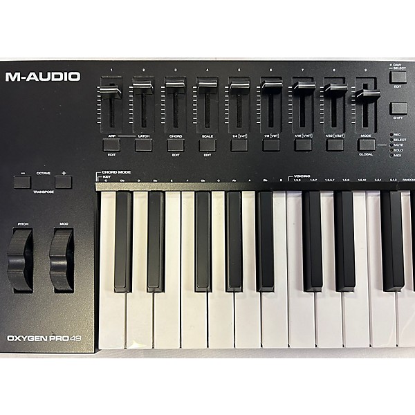 Used M-Audio Oxygen Pro 49 MIDI Controller