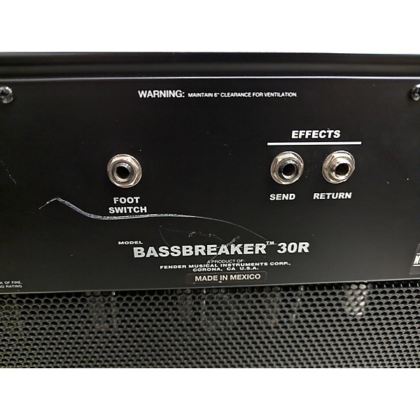 Used Fender Bassbreaker 30R Tube Guitar Combo Amp