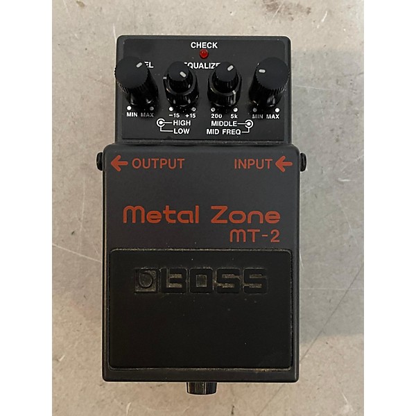 Used BOSS MT2 Metal Zone Distortion Effect Pedal Guitar Center
