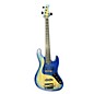 Used Used Bacchus Woodline Custom Trans Blue Electric Bass Guitar thumbnail