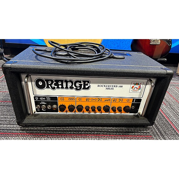 Used Orange Amplifiers Rockerverb RK100HTC MKIII 100W Tube Guitar Amp Head