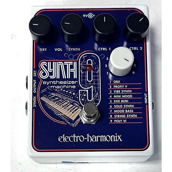 Used Electro-Harmonix SYNTH9 Synthesizer Effect Pedal | Guitar Center