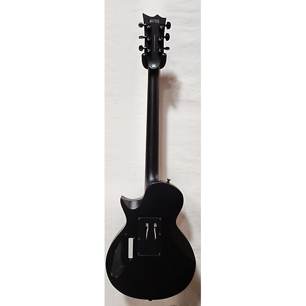 Used ESP LTD Black Metal Solid Body Electric Guitar