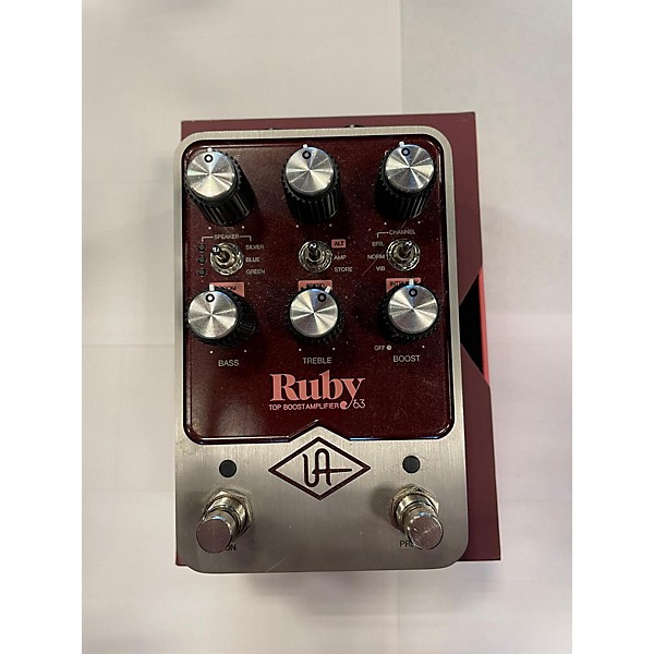 Used Universal Audio UAFX Ruby '63 Top Boost Amplifier Effect