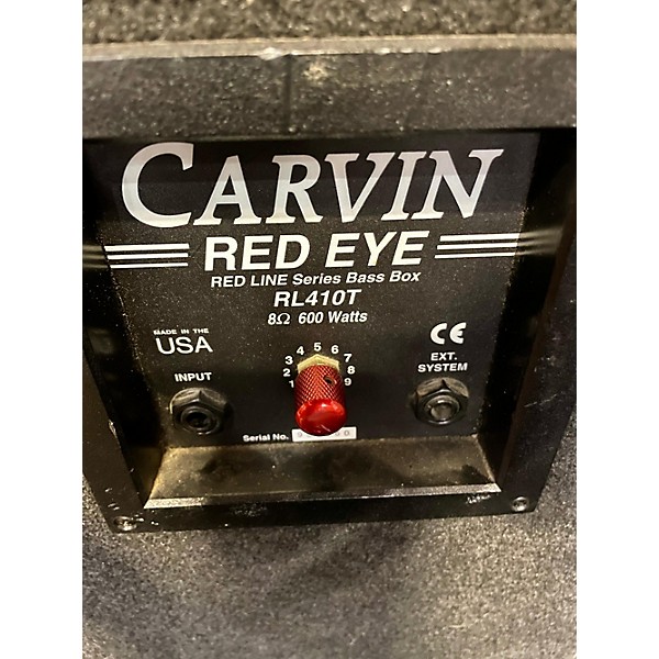 Used Carvin RED EYE RL410T Bass Cabinet