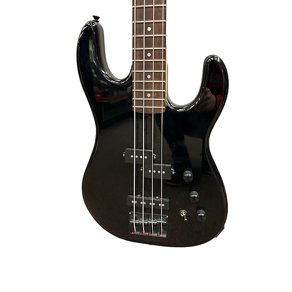 Used Used B.C.RICH GUNSLINGER Black Electric Bass Guitar
