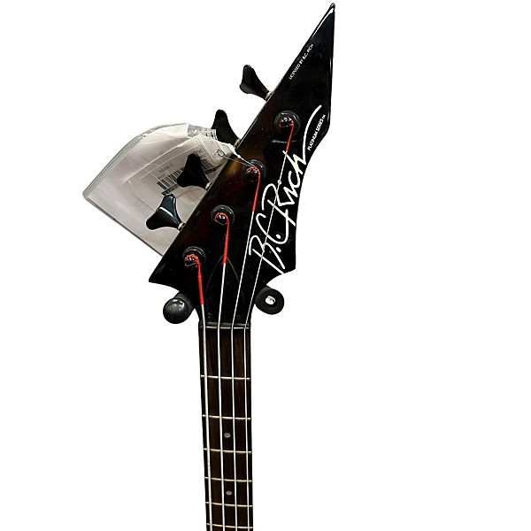 Used Used B.C.RICH GUNSLINGER Black Electric Bass Guitar