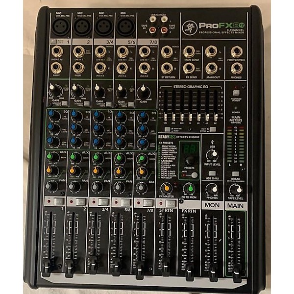 Used Mackie PROFX8 Unpowered Mixer