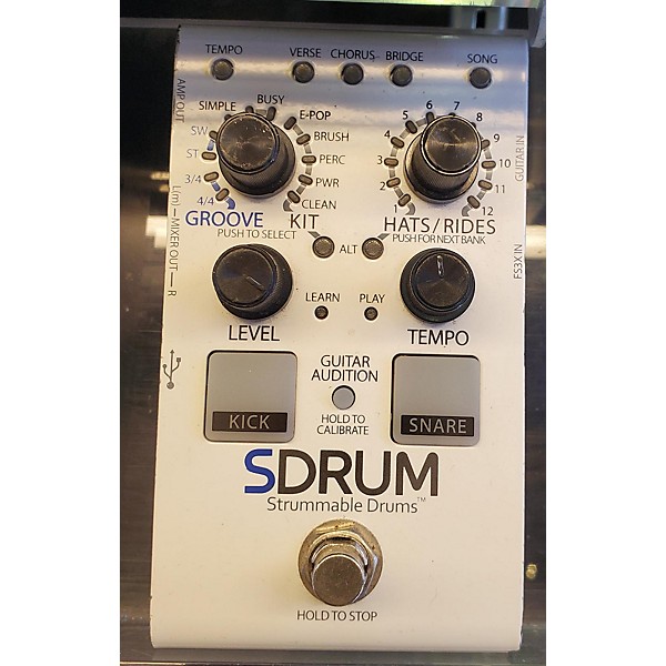 Used DigiTech SDRUM Auto-Drummer Pedal
