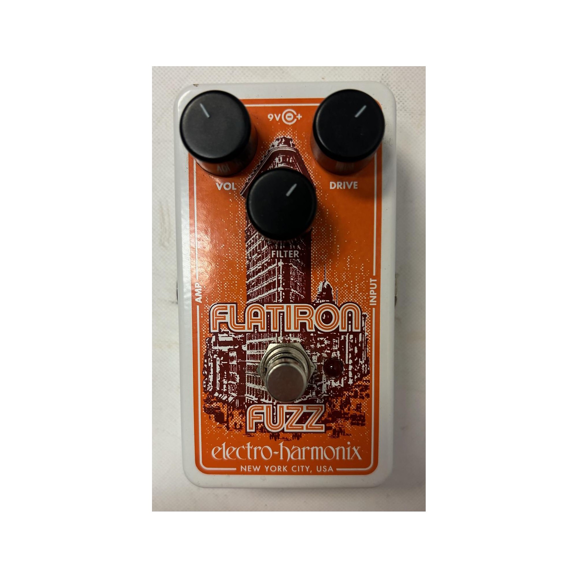 Used Electro-Harmonix Flatiron Fuzz Effect Pedal | Guitar Center