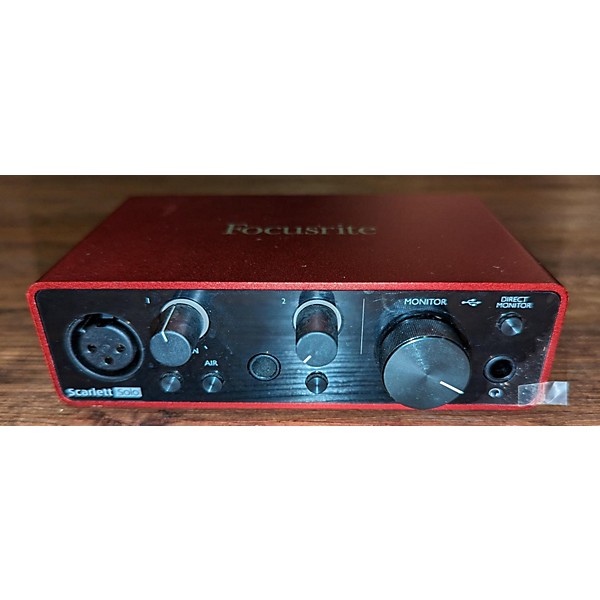 Used Focusrite Scarlett Solo Gen 3 Audio Interface | Guitar