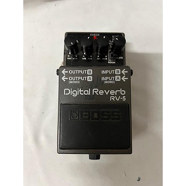 Used BOSS RV5 Digital Reverb Effect Pedal Guitar Center