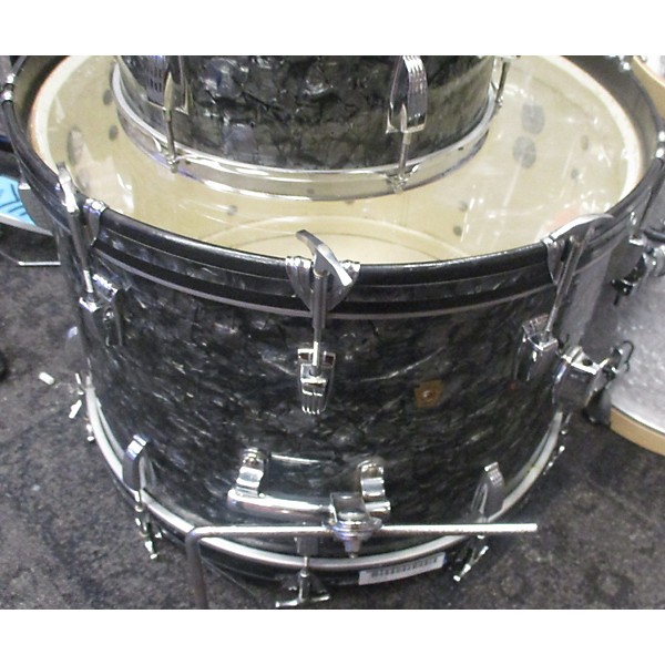 Vintage Vintage 1960s Ludwig 3 piece New Yorker & Supraphonic Snare Black Diamond Pearl Drum Kit