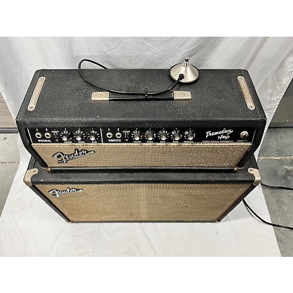 Vintage Fender 1965 Tremolux Tube Guitar Head 15Watt W/ Matching 2X10 Cabinet Tube Guitar Combo Amp