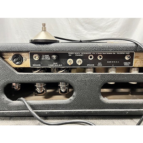 Vintage Fender 1965 Tremolux Tube Guitar Head 15Watt W/ Matching 2X10 Cabinet Tube Guitar Combo Amp