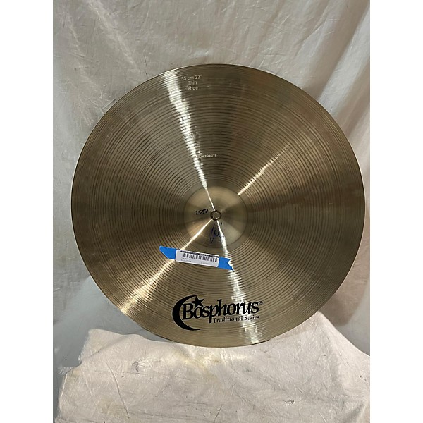 Used Bosphorus Cymbals 22in Traditional Thin Ride Cymbal 42 Guitar Center