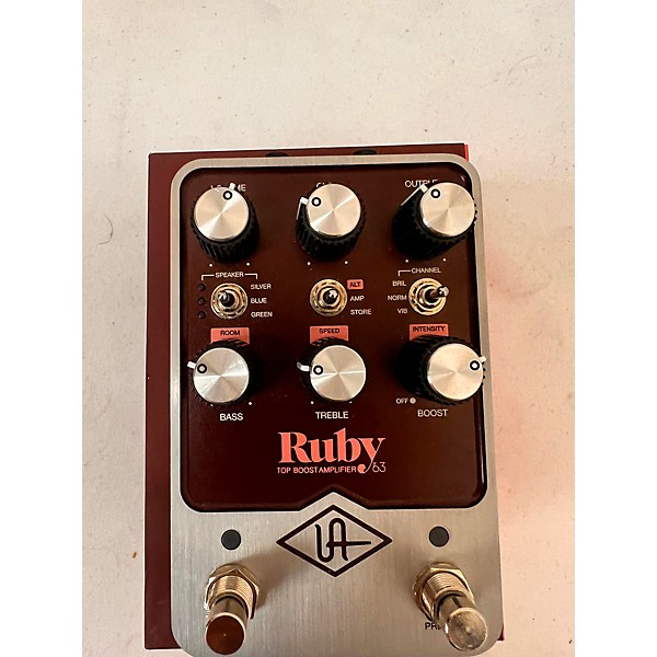 Used Universal Audio UAFX Ruby '63 Top Boost Effect Pedal