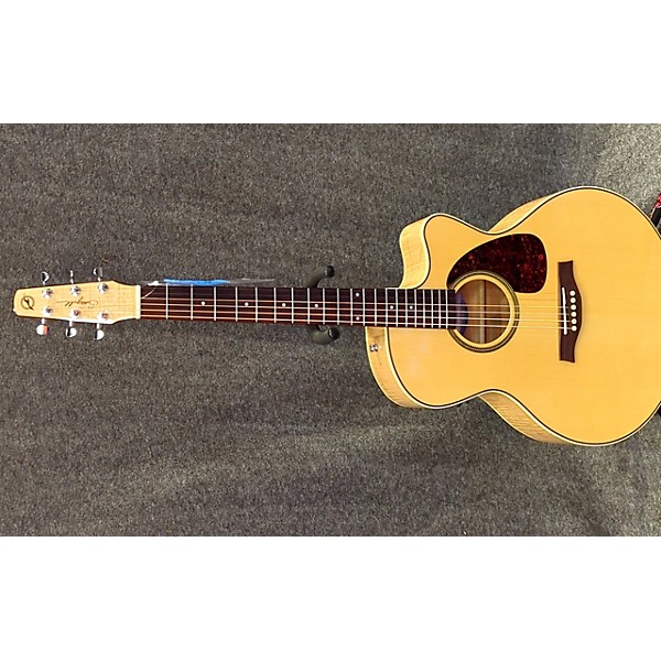 Used Seagull Performer CW Flame Maple QIT Acoustic Electric Guitar Acoustic  Electric Guitar