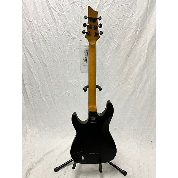 Used Schecter Guitar Research Demon 6 Solid Body Electric Guitar Black