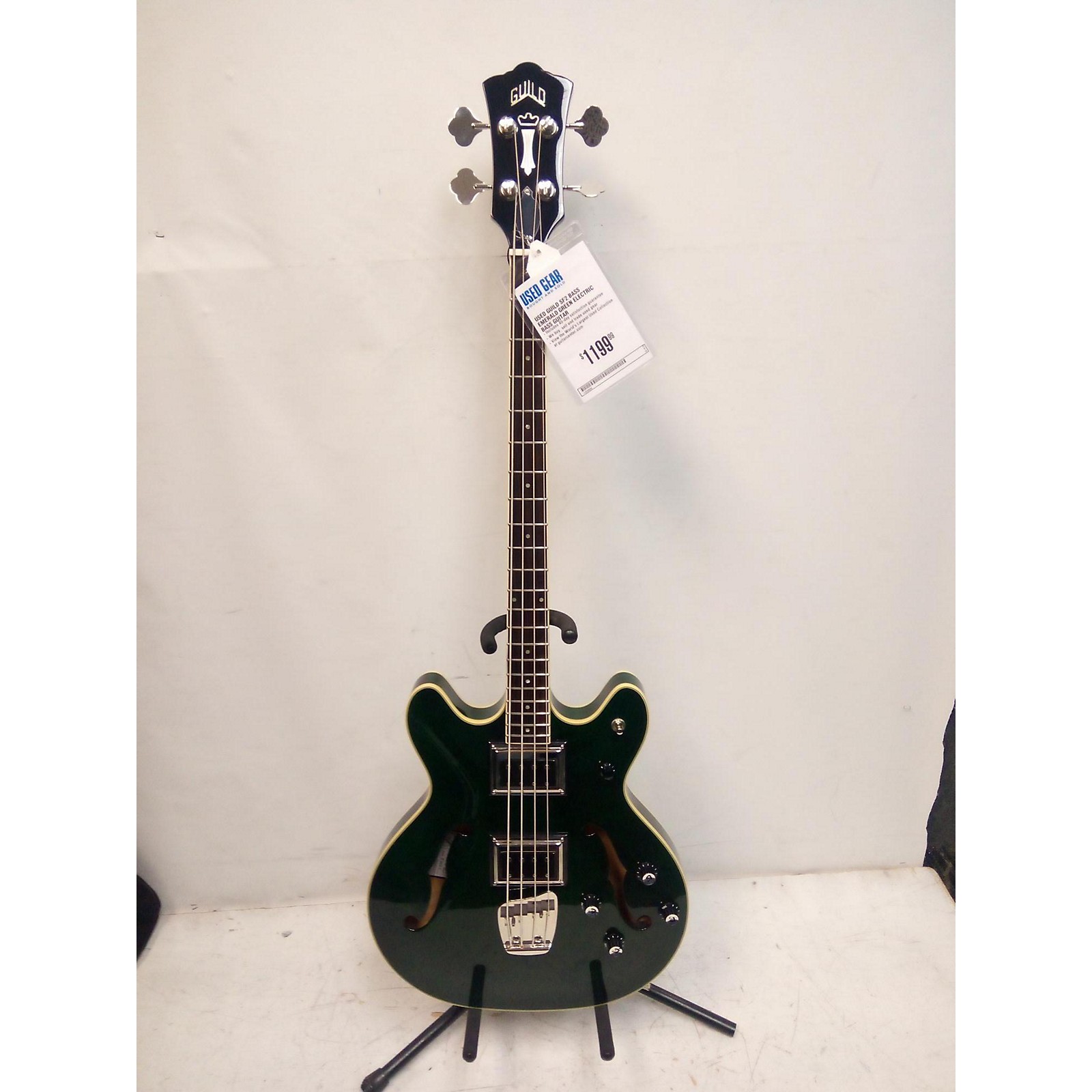 Used Guild Sf2 BASS Electric Bass Guitar Emerald Green Guitar Center