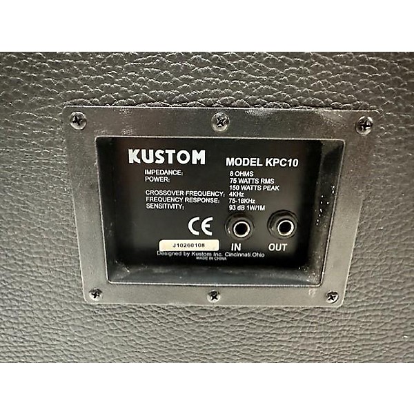 Used Kustom KPC10 Unpowered Speaker
