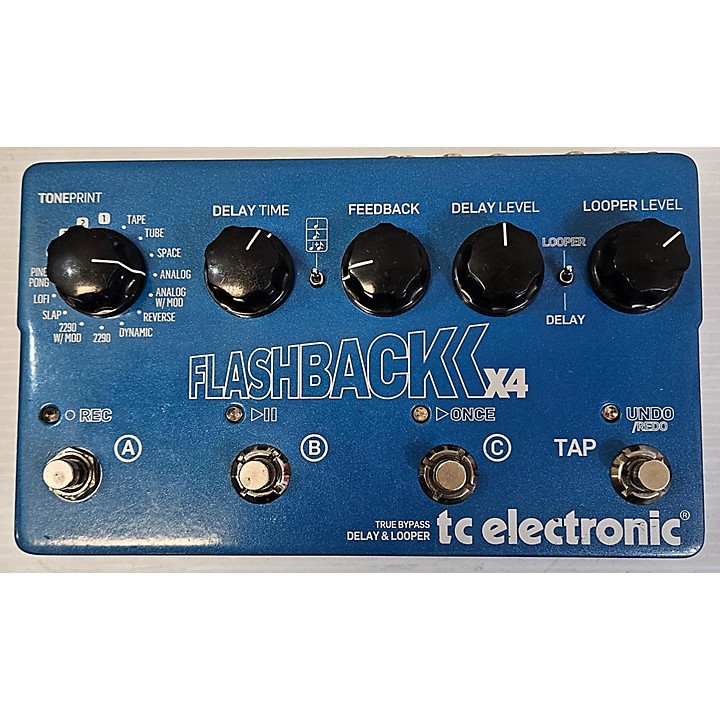 Used TC Electronic Flashback X4 Delay And Looper Effect Pedal