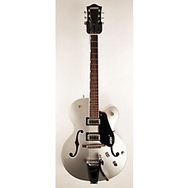 Used Gretsch Guitars Used Gretsch Guitars G5420T Electromatic Silver Hollow Body Electric Guitar