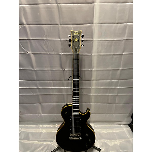 Used Schecter Guitar Research Used Schecter Guitar Research Blackjack ATX Solo II Matte Black Solid Body Electric Guitar