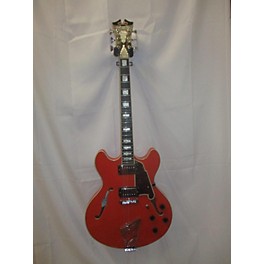 Used D'Angelico Used D'Angelico Premier Series SS Fiesta Red Hollow Body Electric Guitar